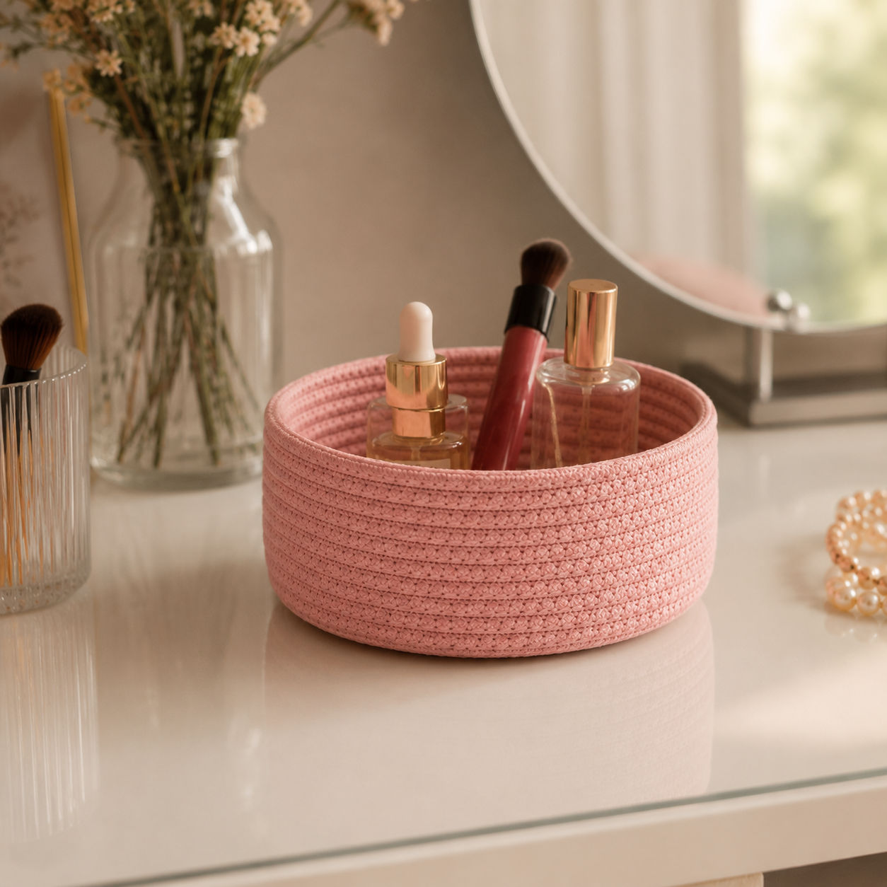 Eco-Friendly Cotton Holders for Stylish Organizer